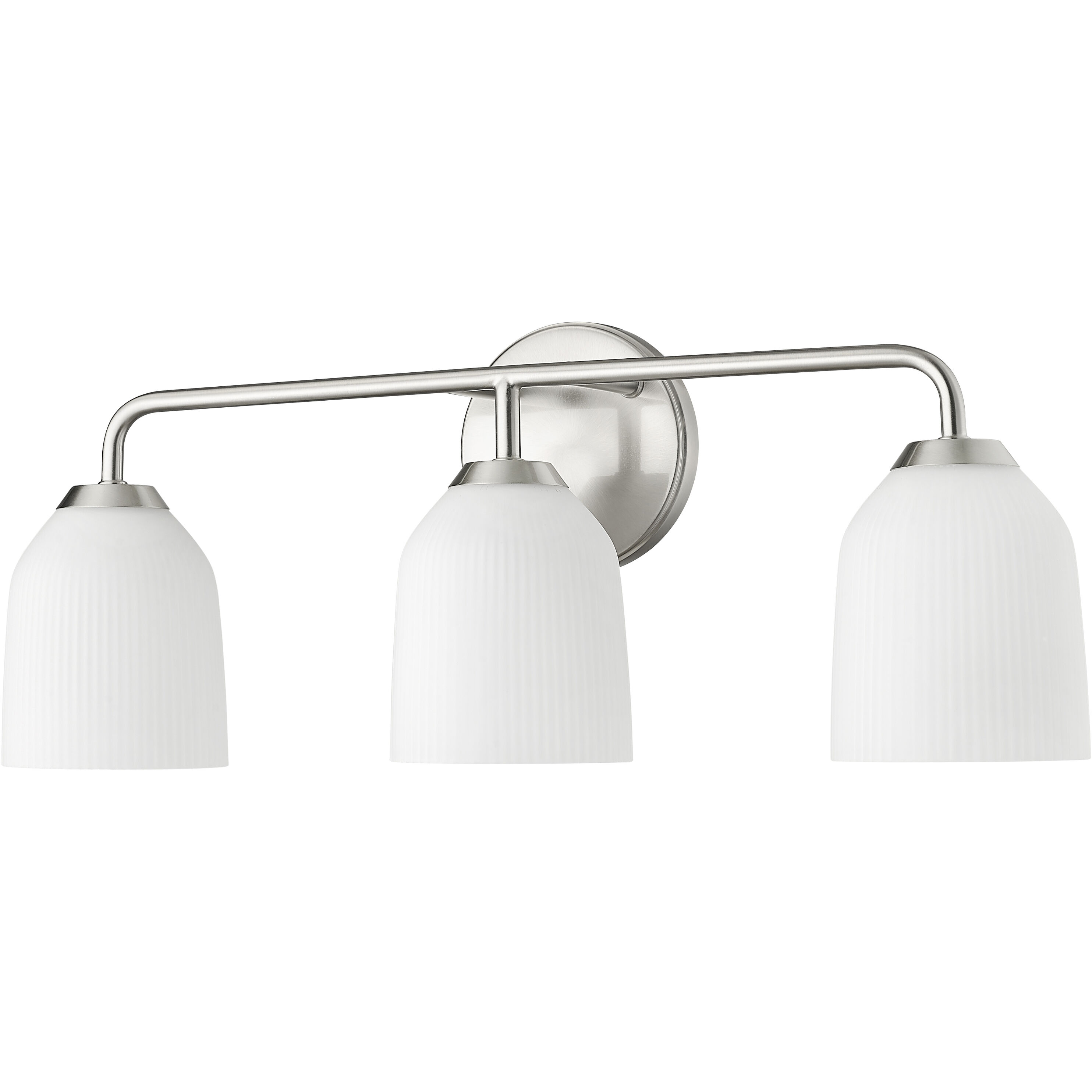 Norah 3 Light 23 inch Brushed Nickel Bathroom Vanity Light Wall Light